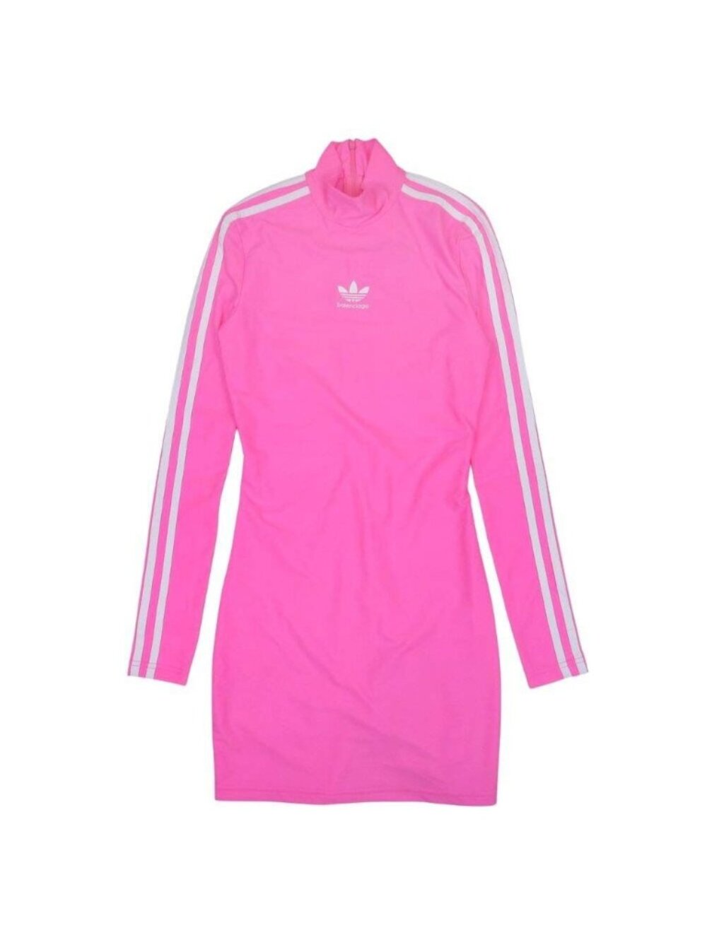 Balenciaga x Adidas Cycling Ring Mini Dress Stretch Jersey Pink 34
